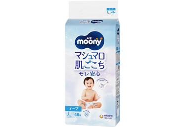 MOONY sauskelnės AIRFIT, L, 9-14 kg., 48 vnt.