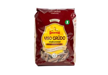 GINTARINIAI visų grūdo dalių makaronai (vamzdeliai), 400 g
