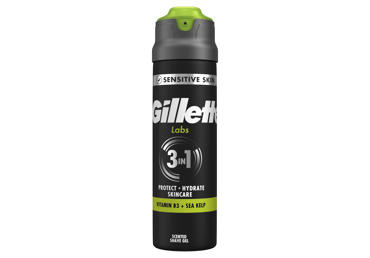 Skutimosi gelis GILLETTE LABS Sensitive, 198ml