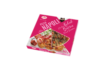 Pica NAPOLI su kebabu ir šonine, 345 g