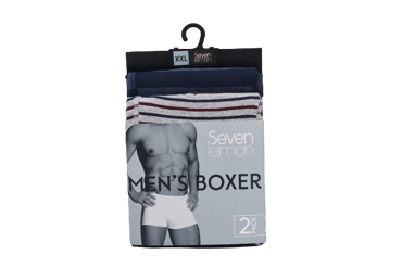 Vyriškos boksikės SEVEN LEMON, L dydis, 2 vnt., 2 vnt.