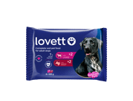 Konservuotas šunų ėdalas LOVETT su aviena ir jautiena, 400 g