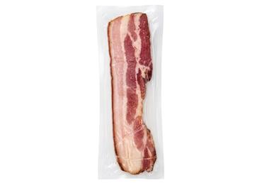 Karštai rūkyta KUNIONIŲ kiaulienos šoninė su priesk., a. r., 1 kg