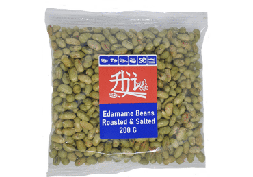 Skrudintos sojų pupelės EDAMAME, lengvai sūdytos AJI, 200 g