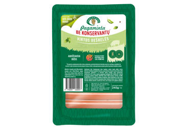 Virtos dešrelės PAGAMINTA BE KONSERVANTŲ, a. r., 240 g
