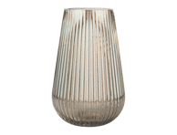 Stiklinė vaza ILAJA Stripe, 15x22 cm