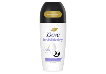 Moteriškas rutulinis dezodorantas DOVE  INVISIBLE, 50 ml