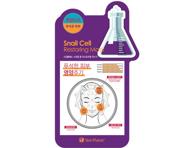 Lakštinė veido kaukė su sraigių sekretu  SKIN PLANET Snail Cell Restoring , 26g