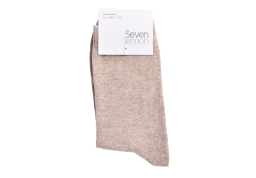 Moter. kojinės SEVEN LEMON, dydžiai 40-42, šv. rudos, 1 pora, 1 vnt.