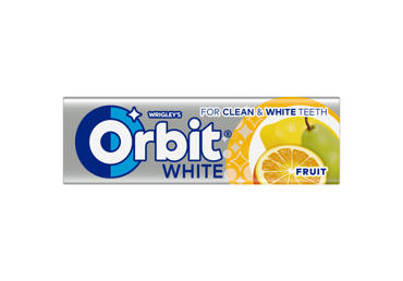 Kramtomoji guma ORBIT WHITE FRUIT, 14 g