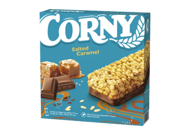 Javainis CORNY su sūdyta karamele, 138 g
