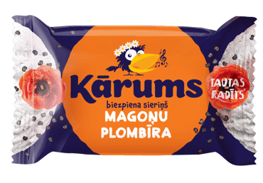 Varškės sūrelis KARUMS su aguonomis, 22,8 % rieb., 45 g - 2
