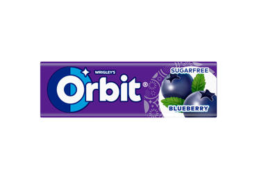 Kramtomoji guma ORBIT BLUEBERRY, 14 g