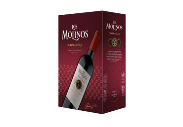 Raudonasis sausas vynas LOS MOLINOS, 3 l, 3 l
