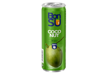 Kokosų vanduo BONSU (100 %), 330 ml