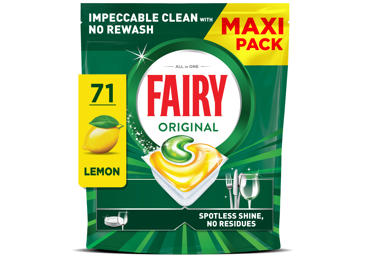 Automatinių indaplovių kapsulės FAIRY Ain1 Lemon, 71vnt