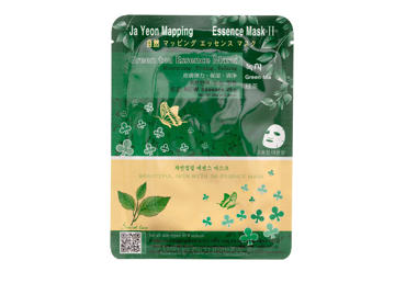 Ja Yeon Mapping Green Tea Essence Mask Lakštinė veido kaukė, 25 g