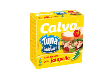 Tunų gab. CALVO su Chalapos paprik. saulėgrąžų aliej.sumušt., 142 g