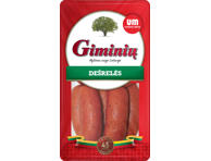 Karštai rūkytos GIMINIŲ sardelės UTENOS MĖSA, I r., 800 g