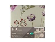 Satininės patalynės komplektas 200x220/2x50x70cm gėlės