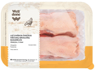 Šviežios viščiukų nugarėlės WELL DONE, 1 kg