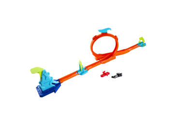Trasa su kilpa ir šuoliu HOT WHEELS STUNT TRACKS  - 3