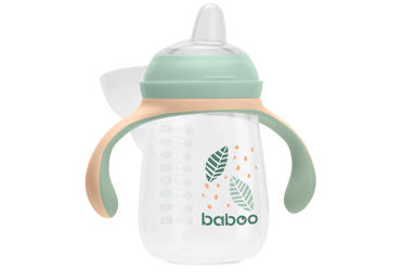 Gertuvė BABOO su silikoniniu snapeliu, 260 ml (nuo 6 mėn.), 1 vnt. - 3