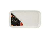 Stačiakampė lėkštė AURORA White 20 cm