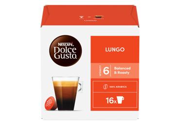 Kavos kapsulės DOLCE GUSTO LUNGO, 89.6 g