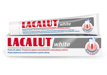 Dantų pasta LACALUT WHITE, 75 ml