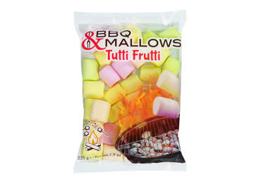 Zefyrai BBQ & MALLOWS TUTTI FRUTTI, 225 g