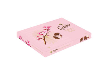 Pieninio šokolado saldainiai GEISHA su lazdynų riešutų įdaru, 185 g - 1