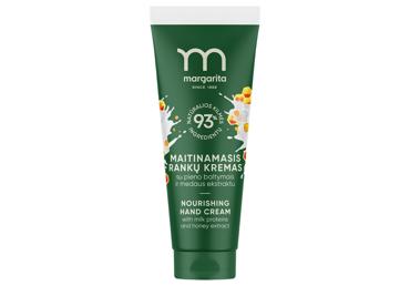 MARGARITA Maitinamasis rankų kremas su pienu ir medumi 75ml