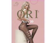 Moteriškos pėdkelnės ORI NUDE 20 den, 3 dydis, nero