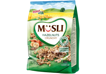 Kepti javainiai BONA VITA su lazdynų riešutais, 375 g