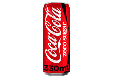 Gazuotas gėrimas COCA-COLA ZERO, 330 ml
