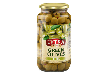 Žaliosios alyvuogės be kauliukų EXTRA LINE, 900 g
