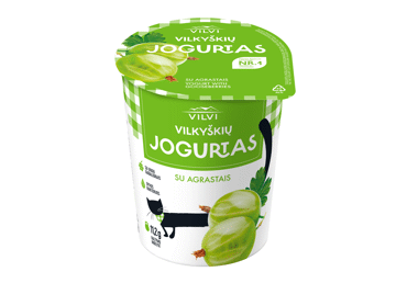Jogurtas su agrastais VILKYŠKIŲ, 3,6 % rieb., 350 g