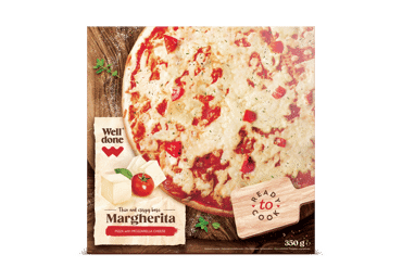 Šaldyta pica WELL DONE Margherita 350g, 350 g