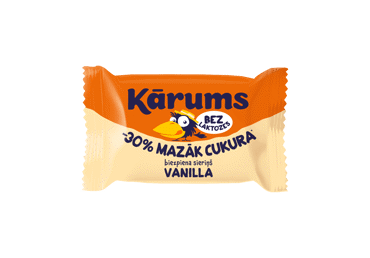 	Varškės sūrelis be laktozės KĀRUMS, vanilės skonio, 23,3 %, 40 g - 2