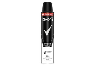 Vyriškas purškiamas dezodorantas REXONA INVISIBLE ON BLACK+WHITE, 200 ml