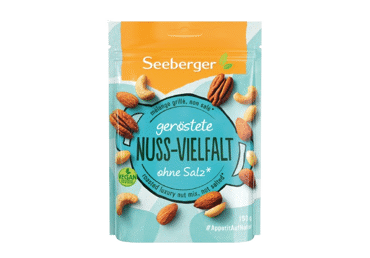 Kepintų riešutų mišinys SEEBERGER LUXURY, 150 g - 2