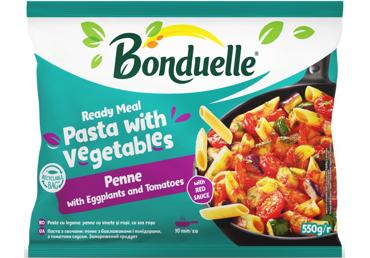 Makaronai PENNE su baklažanais, pomidorais BONDUELLE, 550 g