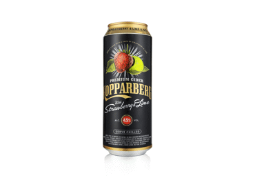 Sidras KOPPARBERG, braškių ir žaliųjų citrinų skonio, 500 ml