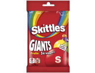 Kramtomieji saldainiai SKITTLES GIANTS, 116 g