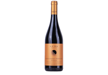 Raudonasis sausas vynas LUNA ARGENTA Negroamaro, 13,5 %