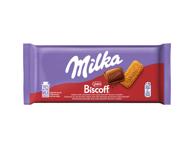 Pieninis šokoladas MILKA BISCOFF, 90 g