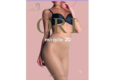 Moteriškos pėdkelnės ORI MIRACLE 20 den, 5 dydis, neutro