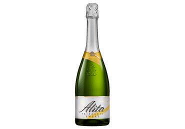Pusiau putojantis baltasis saldus vynas ALITA FRIZZANTE, 750 ml