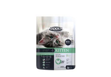 Sausas kačių ėdalas su paukštiena ARDOUR KITTEN, 400 g